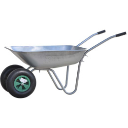 Тачка садовая SBK 2x85 до 85л, до 150 кг, 2x3.5-6, пневмо, ось 16*90