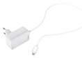 Сетевое зарядное устройство HAMA H-178342, 8-pin Lightning, 12Вт, 2.4A, белый [00178342]