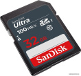 Карта памяти SanDisk Ultra 32GB SDHC Memory Card 100MB/s SDSDUNR-032G-GN3IN