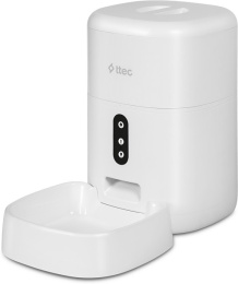 Автоматическая умная кормушка для домашних животных с Wi-Fi TTEC Foodi Automatic Wi-Fi Smart Pet Feeder Without Camera без камеры. Цвет: белый