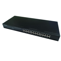 NEOMAX неуправляемый коммутатор NMS-124P-1000-SR, 24 порта 1000 Mbps, металл Rack