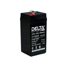 Аккумуляторная батарея 6V/2.3Ah Delta DT 6023 44/47/101(107), 0.45кг, 5лет, F1  4614010040027