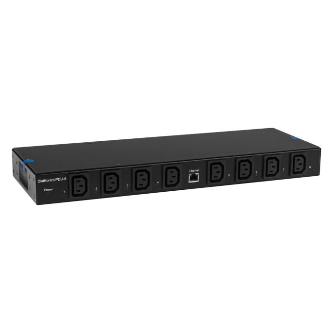 Управляемый блок распределения питания DistKontrolPDU-8 (1U)