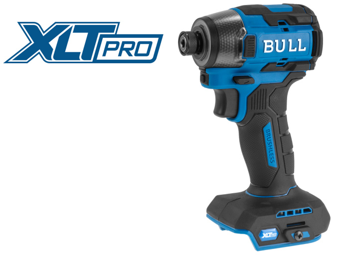 Аккум. ударный гайковерт/винтоверт BULL CID 2218 в кор. XLTpro, SOLO, БЕСЩЕТ., 18 В, 220 Н*м 1329952