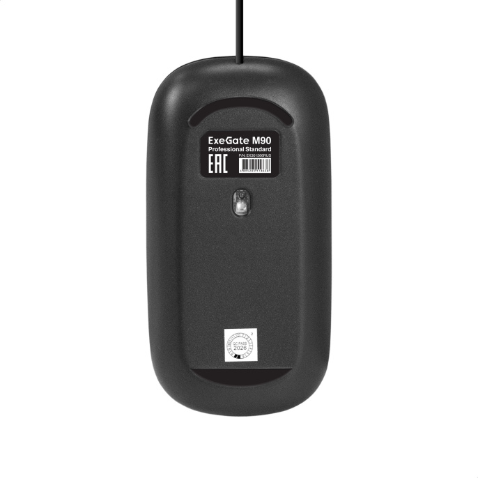 Мышь ExeGate Professional Standard M90 USB, оптическая, 1200dpi, 4D, 4 кнопки включая колесо прокрутки , длина кабеля 1,8м, черная, подсветка, RTL EX301566RUS