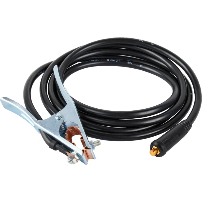 Кабель сварочный 3 м; DX25; 16 кв мм; зажим на массу Elitech 0606.000300 172520