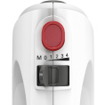 Миксер Bosch/ Миксер Bosch, ручной, 4 скорости, импульсный режим, 2 насадки, мощность 375 Вт, цвет белый