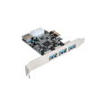 Контроллер ExeGate EXE-367 (PCI-E x1 v2.0, 3*USB3.0 ext. + 1*USB3.0 int., разъем доп.питания, VIA Labs Chipset VL805) EX283720RUS