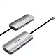 Порт-репликатор Vention TOJHB USB-C to HDMI/USB 3.0x3/SD/TF/PD Docking Station Gray 0.15M Aluminum Alloy Type