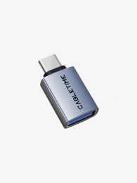 Адаптер CABLETIME CP81G (CT-CMAF10-AG) 10 Гбит/с USB3.2 USB-C Male to USB -A Female OTG алюминий