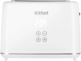 Тостер Kitfort КТ-6872 1080Вт белый/серебристый