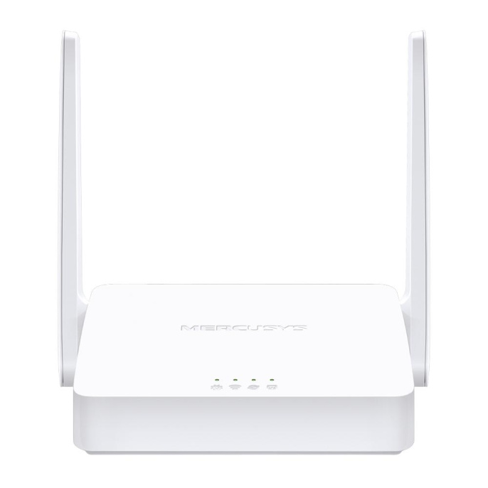 Маршрутизатор MERCUSYS MW302R 300Mbps Wi-Fi router, 1 10/100Mbps WAN and 2 10/100Mbps LAN , 2 external 5dBi antennas MW302R