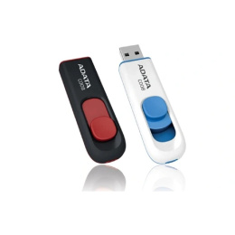 Флеш Диск A-Data 64GB Classic C008 AC008-64G-RKD USB2.0 красный/черный