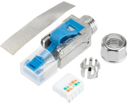 Коннектор Rexant (02-0381) FTP кат.6 RJ45 серебристый
