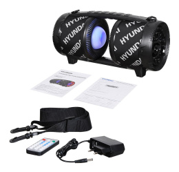 Минисистема Hyundai H-MAC220 черный 45Вт FM USB BT SD/MMC