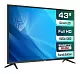 Телевизор LED Prestigio 43" PTV43SS06YCISBK Top WR черный FULL HD 50Hz DVB-T2 DVB-C DVB-S DVB-S2 USB WiFi Smart TV (RUS)