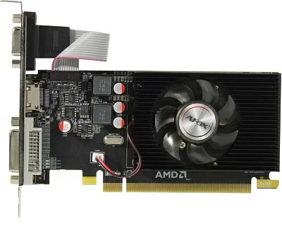 Видеокарта 2Gb PCI-E GDDR3 AFOX AFR5220-2048D3L4 (RTL) D-Sub+DVI+HDMI RADEON R5 220