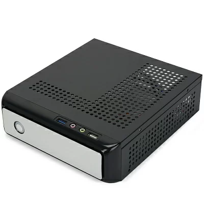 Корпус ITX CMC-170-113 (CM-PSDC95) Crown 90W внешний, 1*USB2.0+1*USB3.0 SFF (mITX, 60*215*190мм; VESA крепление)