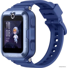 Смарт-часы Huawei Watch Kids 4 Pro Синий 55027638 детские часы-телефон, поддержка Android/iOS, экран AMOLED 1.42" 320x360, сенсорный , время работы: 2 суток, корпус: пластик, браслет: силикон