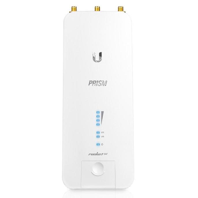 Точка доступа Ubiquiti Rocket Prism 2AC,  2.4ГГц,  1xRJ45,  белый [r2ac-prism]
