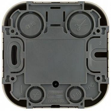 Розетка телевизионная Legrand Quteo открытая, слоновая кость [782245]