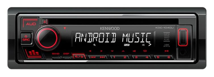 Автомагнитола Kenwood KDC-1040U 1DIN 4x50Вт