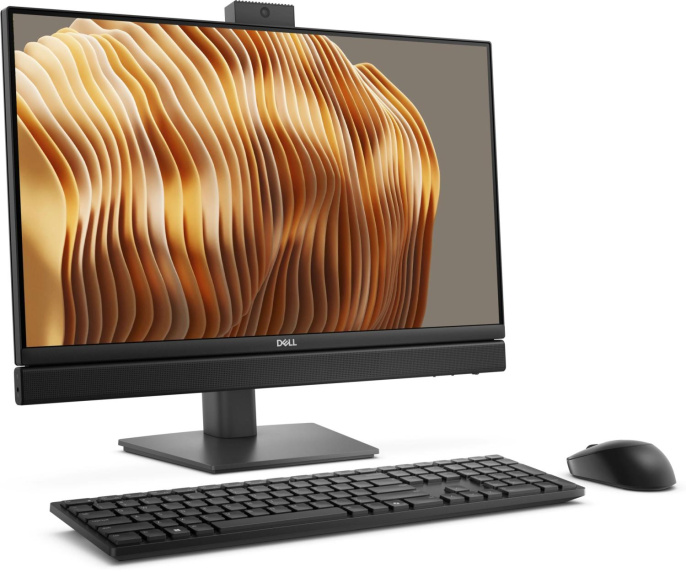 Моноблок Dell Pro 24 QC24250 23.8" Full HD Core Ultra 7 265 (2.4) 64Gb SSD2Tb Graphics CR Windows 11 Pro GbitEth WiFi BT 160W клавиатура мышь Cam темно-серый 1920x1080