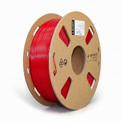 Филамент 3DP-PETG1.75-01-R Gembird PETG Red 1.75mm 1kg для 3D-принтера