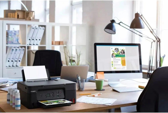 МФУ струйное Canon Pixma G2470 цветная печать, A4, с СНПЧ, черный [5804c009]