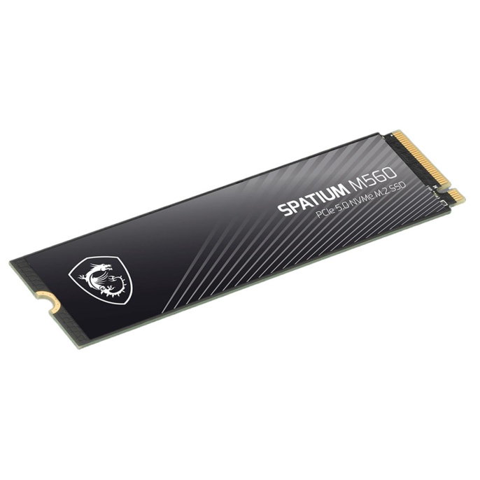 Твердотельный накопитель SSD MSI M.2 2280 1TB SPATIUM M560 Client SSD S78-440L0F0-P83, PCIe Gen5x4 with NVMe