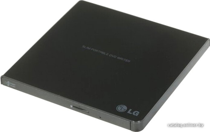 Оптический привод External DVD+/-RW LG GP57EB40.AHLE10B DVD Multi, внешний/внешний Slim, интерфейс USB-A, толщина 14 мм, цвет чёрный RTL