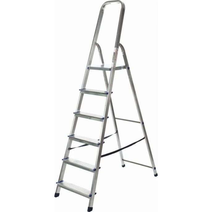 Алюминиевая стремянка SMARTY Alpha 6 ступеней SN021-06