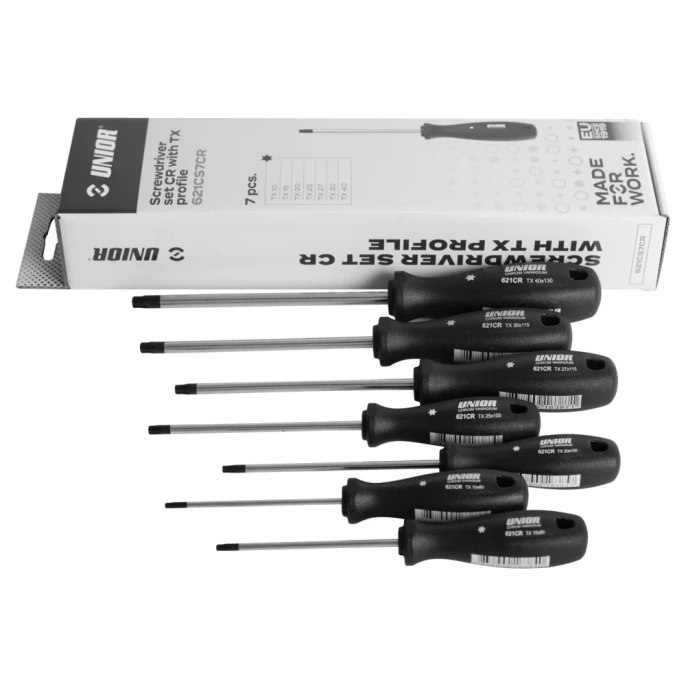 Набор отверток Unior TORX 7 предметов 3838909170312