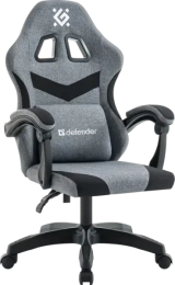 Defender Игровое кресло Runa Серый/черный,класс 2,ткань (64811)