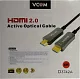VCOM D3742A-40м Кабель optical HDMI to HDMI (19M -19M) 40м ver2.0