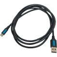 Кабель VENTION USB 2.0 AM/micro B 5pin - 1,5м Черный COLBG