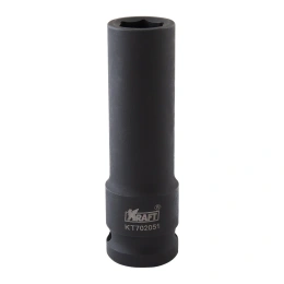 Головка ударная 6-гранная удлиненная 13 мм, 1/2"DR KRAFT KT 702051