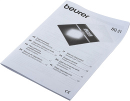 Напольные весы BEURER BG21, до 180кг, цвет: черный [764.30]