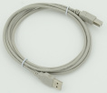 Кабель Behpex USB A m USB B m 218998 1.8м Серый