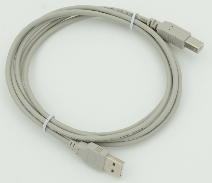 Кабель Behpex USB A m USB B m 218998 1.8м Серый