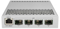 Управляемый коммутатор 3-го уровня Mikrotik CRS305-1G-4S+IN настольный, матрица 82 Гбит/с, 1xGbit, 4xSFP+, PoE
