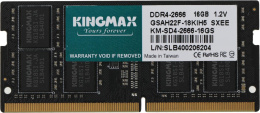 Оперативная память Kingmax KM-SD4-2666-16GS DDR4 - 1x 16ГБ 2666МГц, для ноутбуков SO-DIMM , Ret
