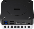 Неттоп Chuwi LarkBox X Core 3 100U 1.2 16Gb SSD512Gb Graphics Windows 11 Pro 2xGbitEth WiFi BT 65W черный/белый 31246918