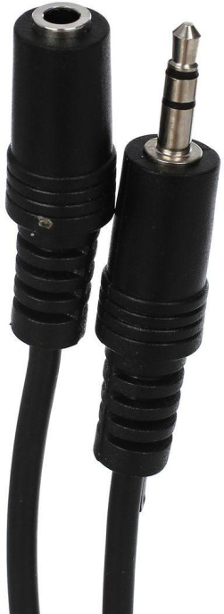 Кабель удлинительный 3.5 Jack M - 3.5 Jack F , стерео, аудио, 1.5м VCOM VAV7179-1.5M