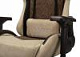 Кресло игровое Zombie VIKING 7 KNIGHT Fabric коричневый/бежевый текстиль/эко.кожа с подголов. крестовина металл