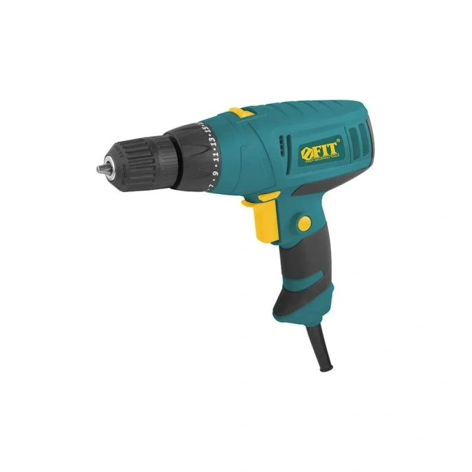Электрическая дрель-шуруповерт FIT 280 Вт, 0-750 об/мин, БзП 10 мм, резкий наклон, 20 Нм 80007