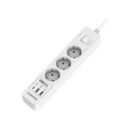 Сетевой фильтр Harper удлинитель UCH-430 White PD3.0 H00003201