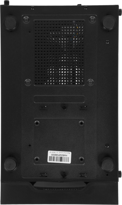 Корпус mATX Aerocool Atomic Lite-G-BK-v2, Mini-Tower, без БП,  черный [accs-pv33123.11]