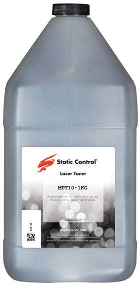 Тонер STATIC CONTROL MPT10-1KG,  для НР LJ P1005/1006/1505/ 1606/ P1102/1322/M125,  черный, 1000грамм, флакон