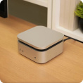 Внешний корпус для SSD Satechi USB4 NVMe SSD Enclosure For Mac mini M4 Up To 40Gbps Up To 8TB. Цвет: серебристый (ST-EU4SNSS)